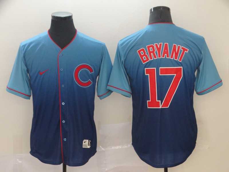 Cubs 17 Kris Bryant Blue Drift Fashion Jersey,We sell and wholesale Cubs 17 Kris Bryant Blue Drift Fashion Jersey on line form chian!